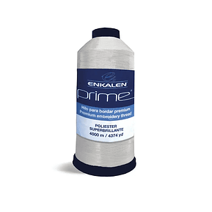 132 hilo bordar blanco mate 4000 mts.