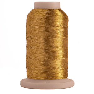 Lr8001 hilo de bordar metalico oro texsur 1000 mts