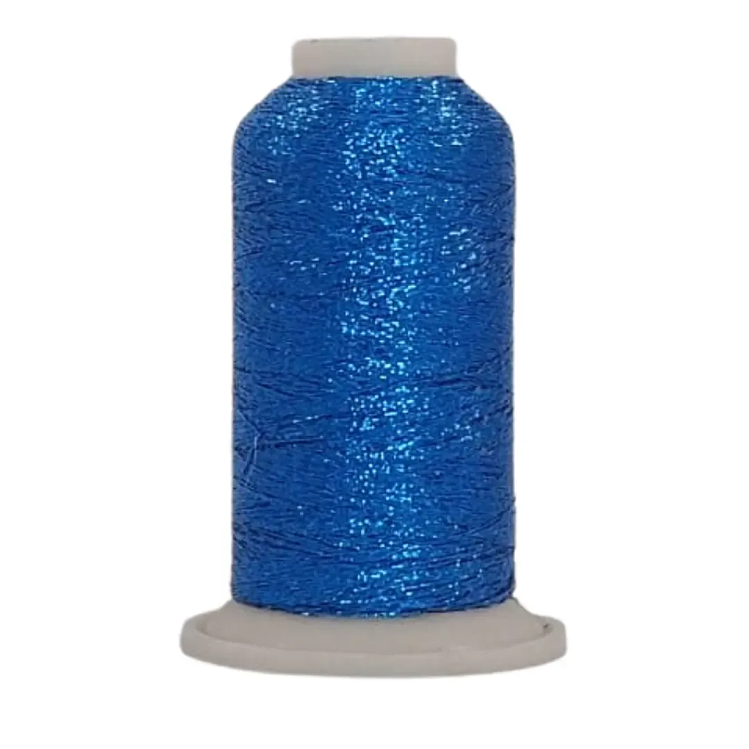 Fmx3155 hilo de bordar glitter azul texsur 1000 mts. 1