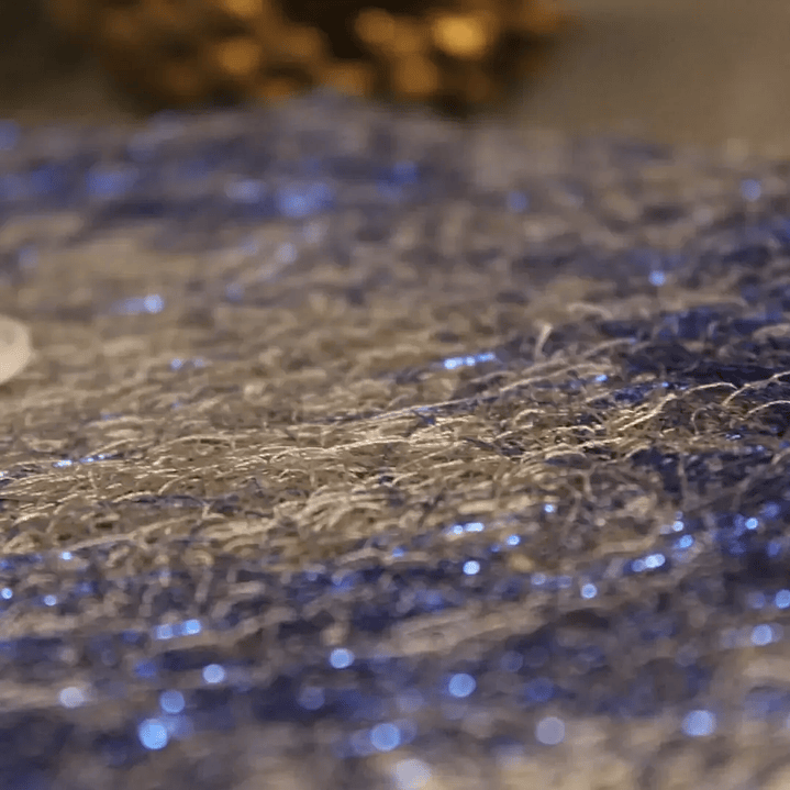 Fmx3155 hilo de bordar glitter azul texsur 1000 mts. 3
