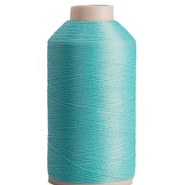 Hilo de bordar fotolumniscente celeste 4.000 mts. 1