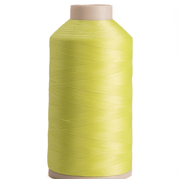 Hilo de bordar fotoluminiscente verde 4.000 mts. 1