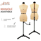 Maniqui adjustable talla m - Miniatura 1