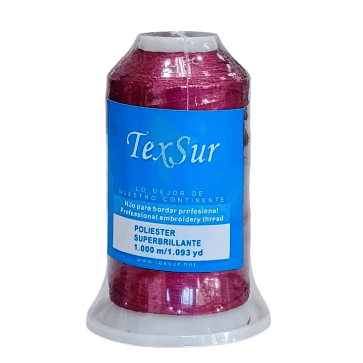 15351 hilo de bordar guinda texsur 1000 mts 2