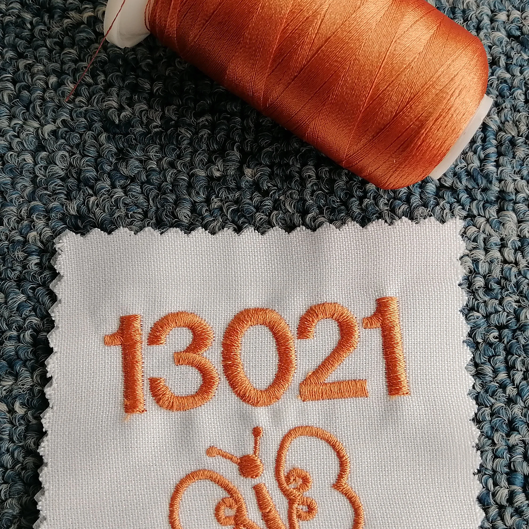 13021 hilo bordar naranja 1000 mts. 2