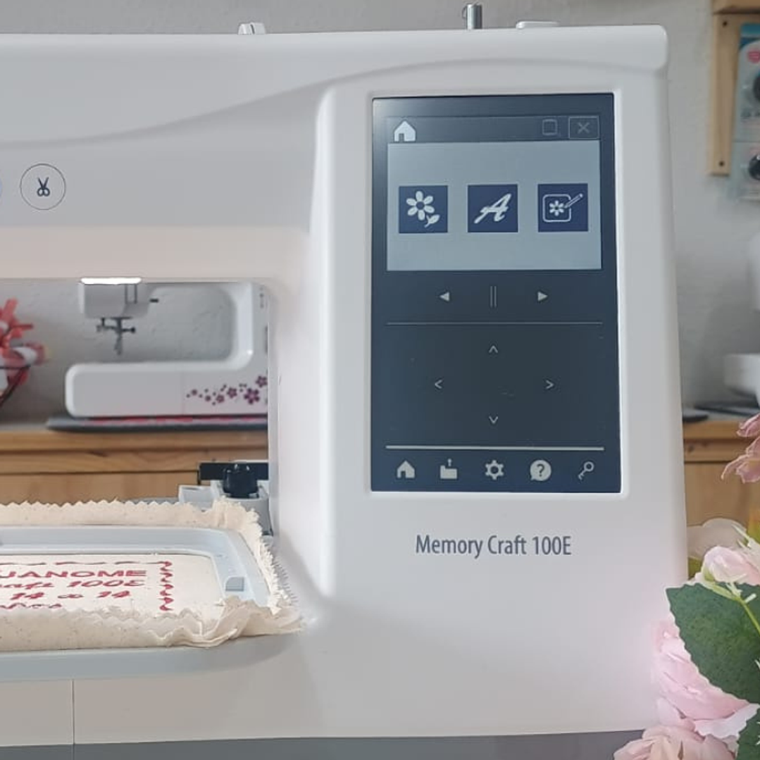 Máquina bordadora mc100e 10