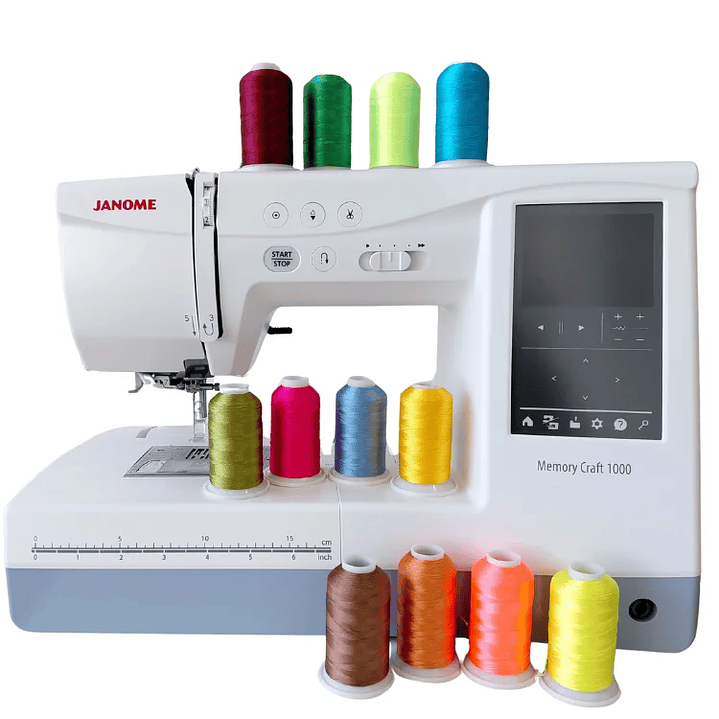 Máquina de coser y bordadora mc1000 1