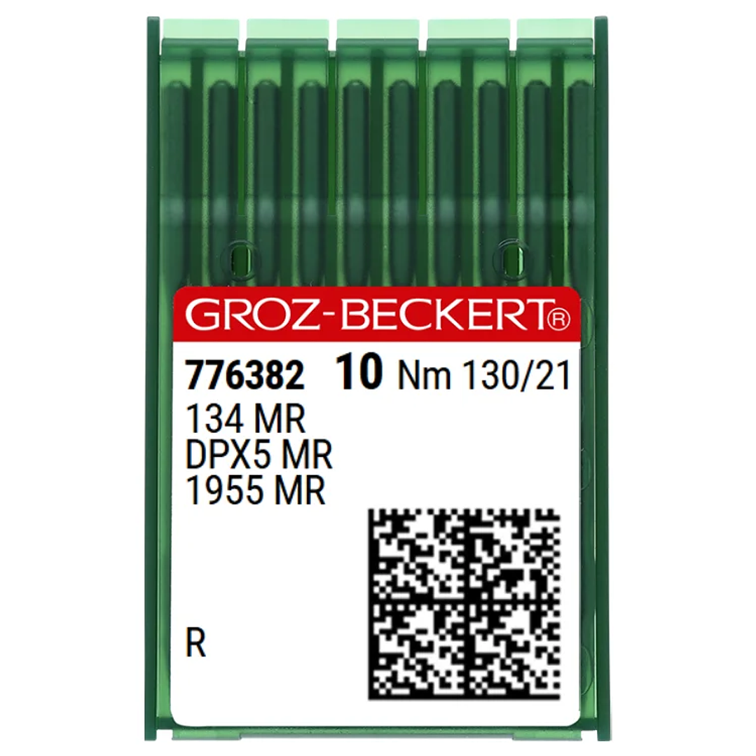 Aguja recta talon grueso mr 130/21 punta r 1