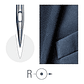 Aguja recta talon grueso mr 130/21 punta r - Miniatura 4
