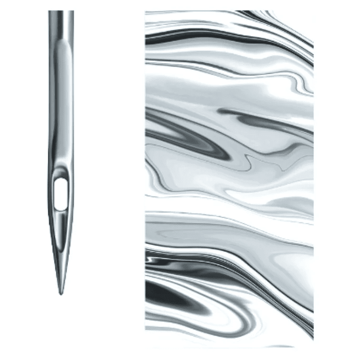 Aguja ojaladora industrial #90 paleta 4