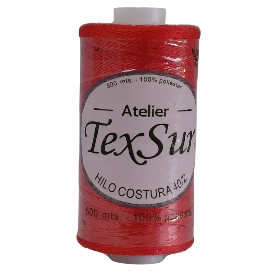 Hilo costura basico rojo 500 mts. 1