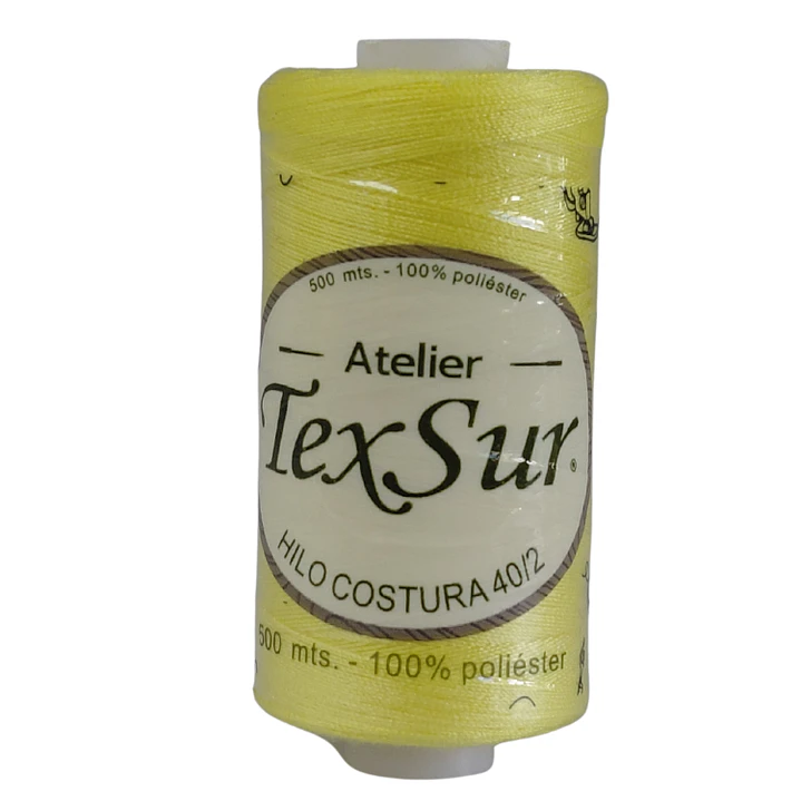 Hilo costura basico amarillo 500 mts. 1