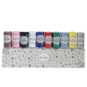 Set hilo costura basico 10 unid.