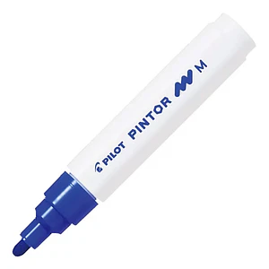 Marcador pintor medio azul
