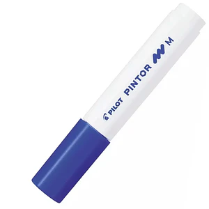 Marcador pintor medio azul