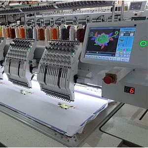 Maquina bordadora industrial 10 cabezas 12 agujas