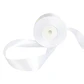 Cinta de raso 20 mm x 46 mts.  blanca - Miniatura 3