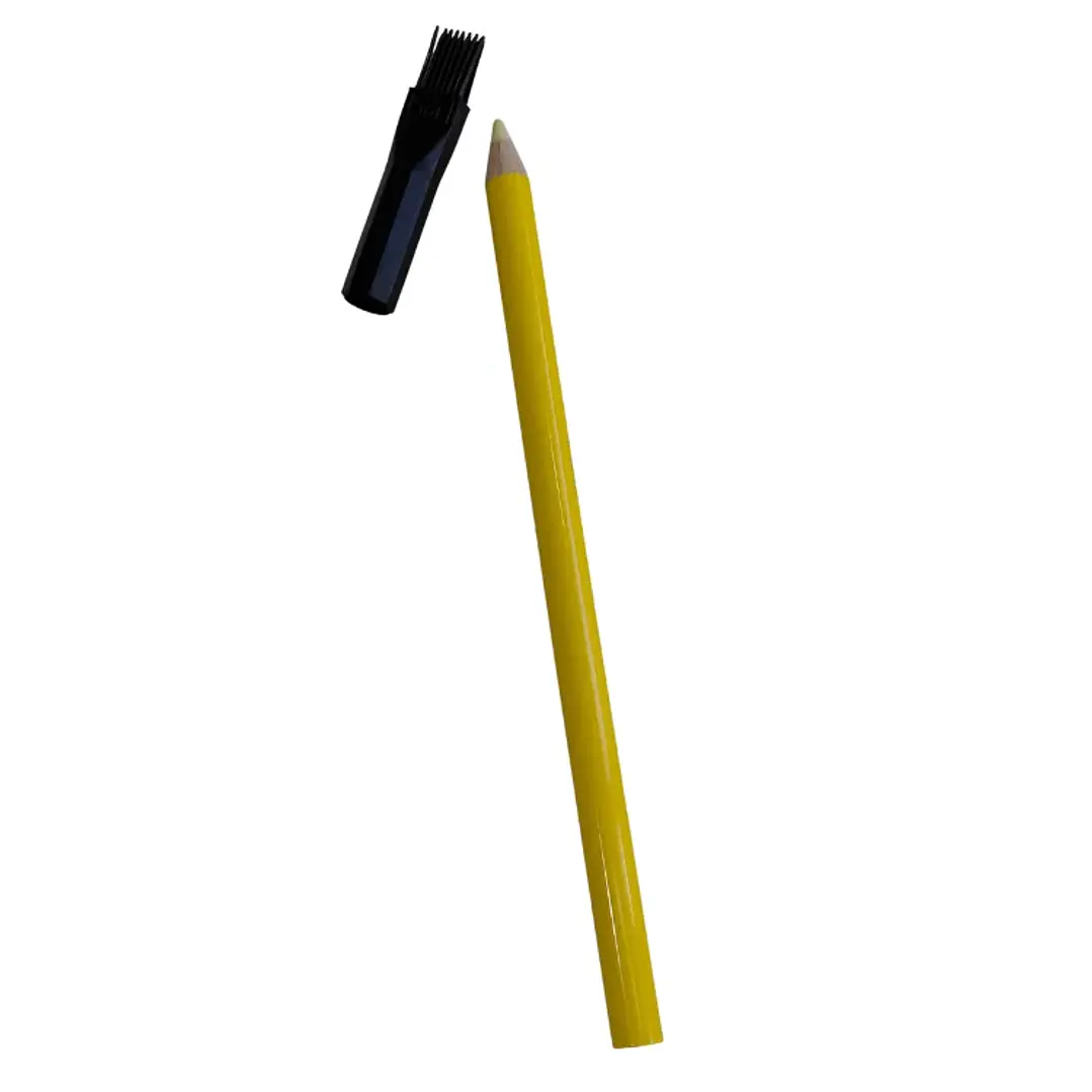Lápiz tiza con brocha amarillo 1