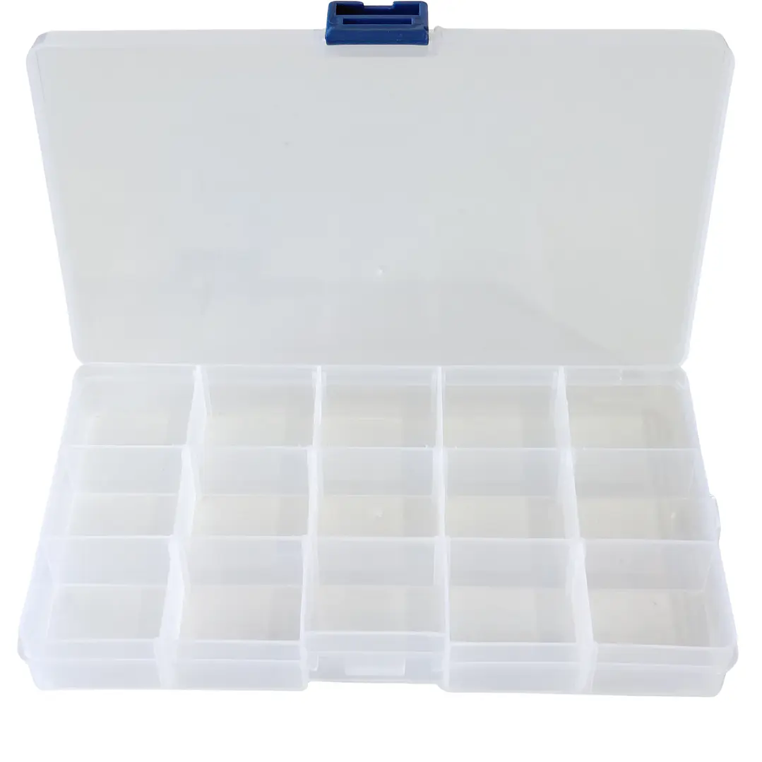 Caja plastica con divisiones 1