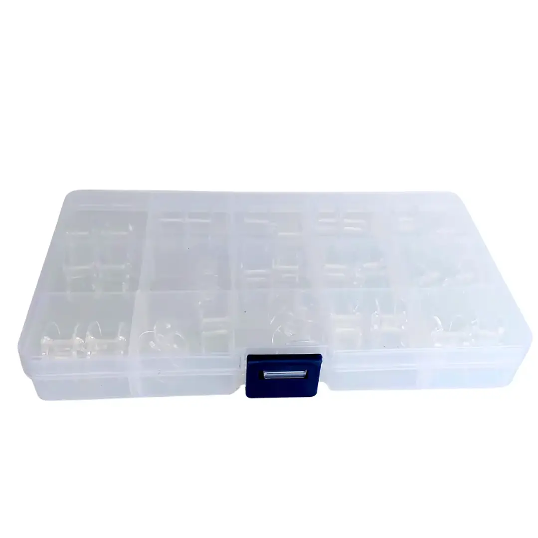 Caja plastica con 30 carretes 3