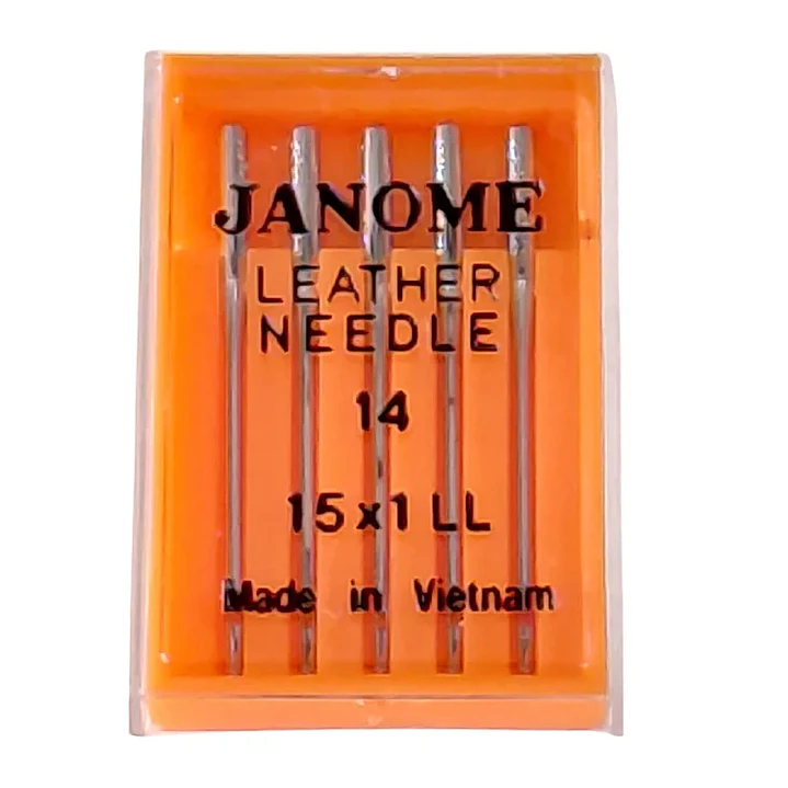 Aguja n° 14 para cuero janome 1