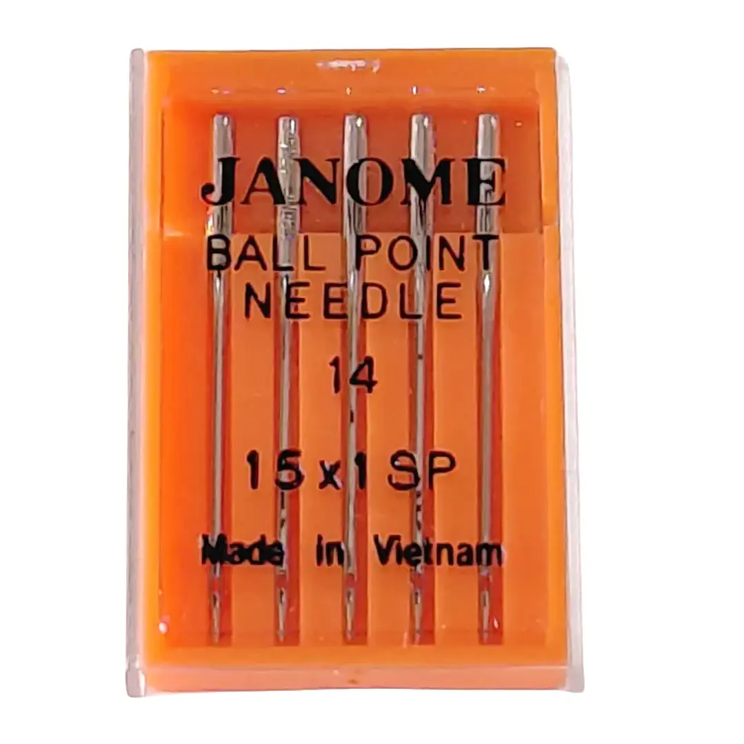 Aguja punta de bola n° 14 janome 1