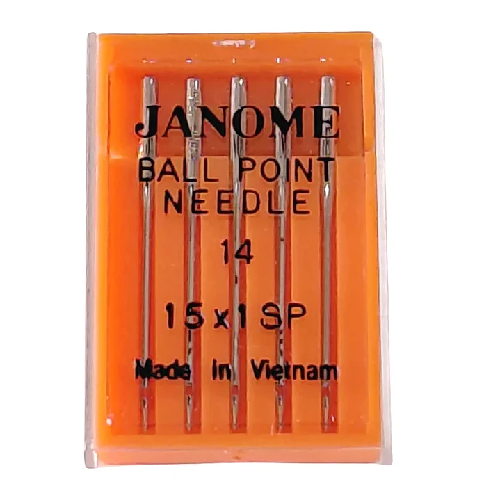 Aguja punta de bola n° 14 janome 1