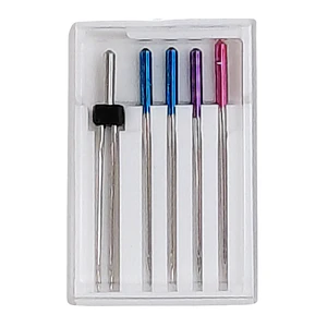 Aguja surtida color doble/azul/roja/purpura