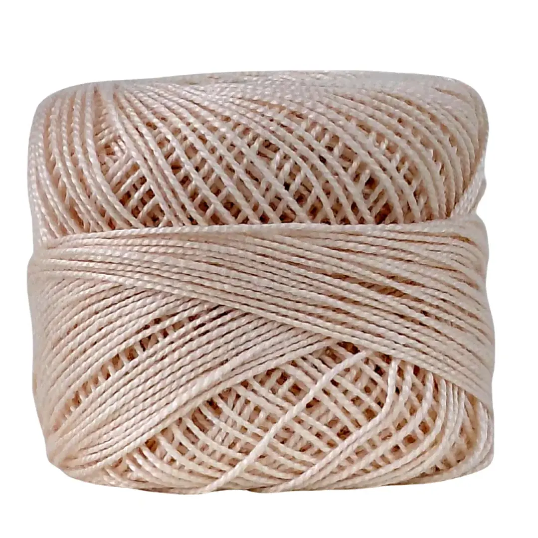 Hilo perlé 100% algodón nude 80 mts. 2
