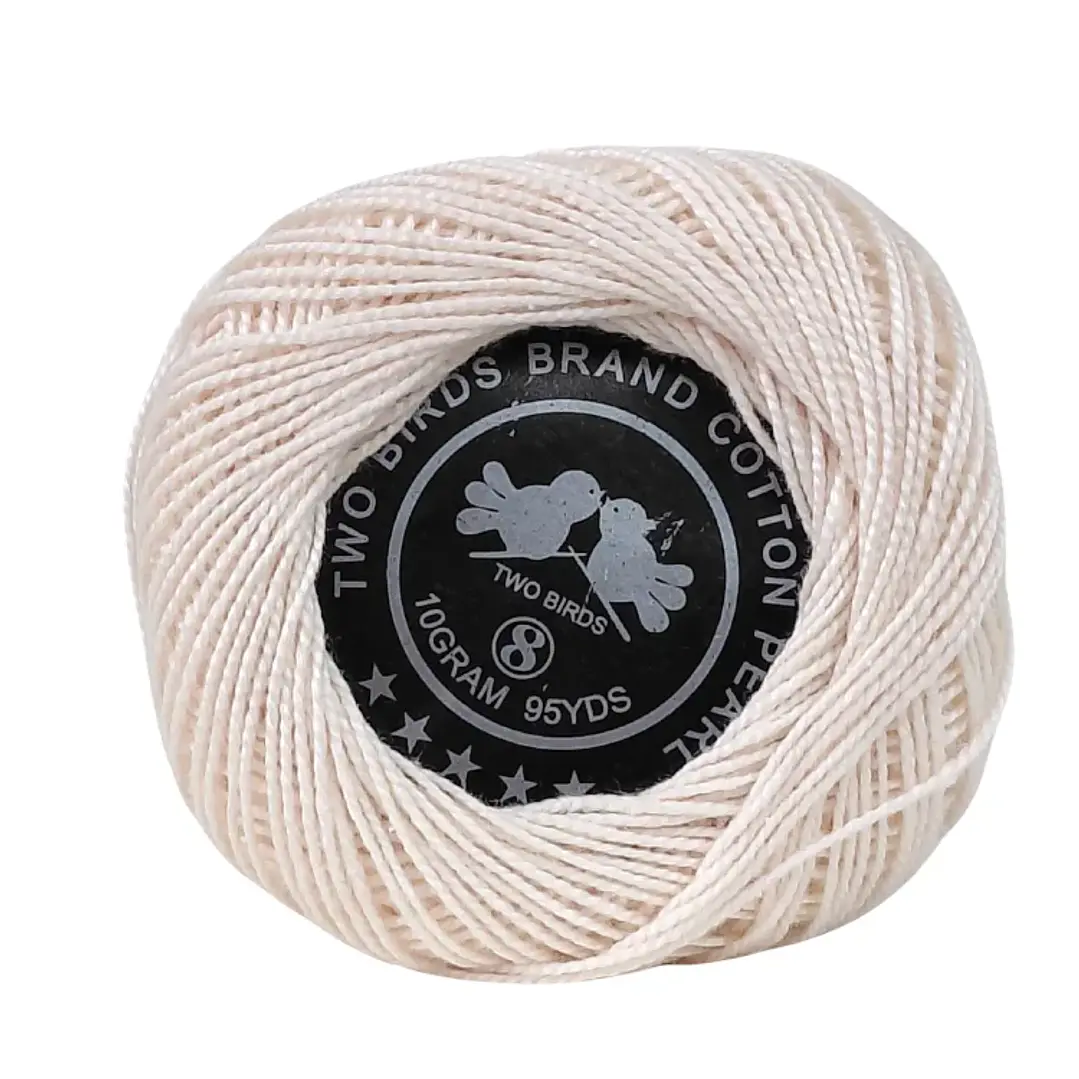 Hilo perlé 100% algodón nude 80 mts. 1