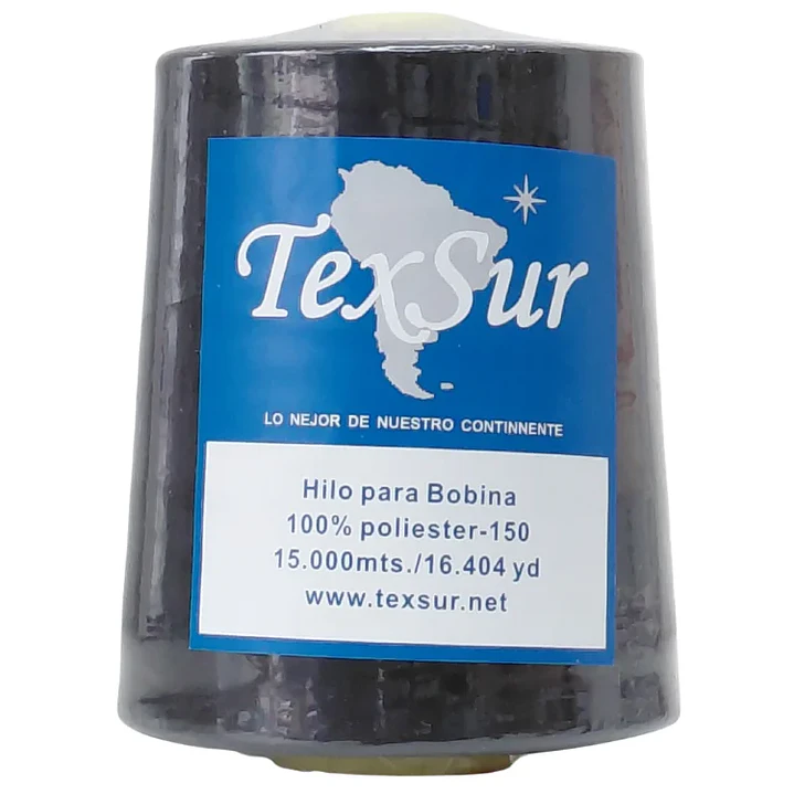Hilo bobina negro 15.000 mts 1