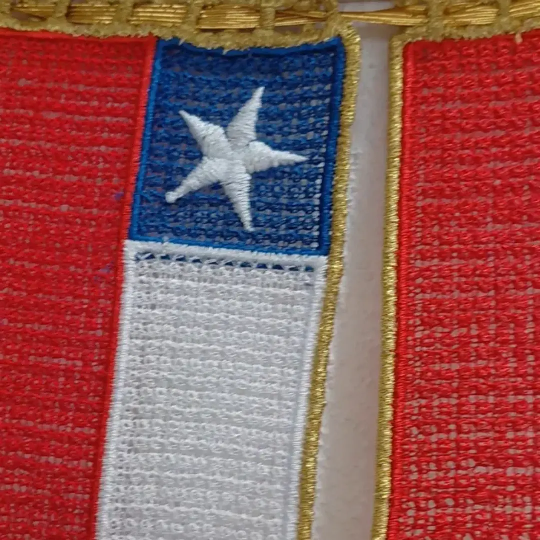 Matriz encaje libre bandera chilena pequena 3