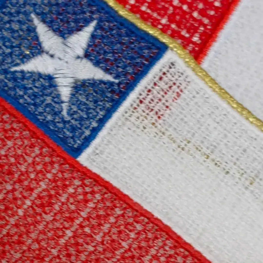 Matriz encaje libre bandera chilena pequena 4