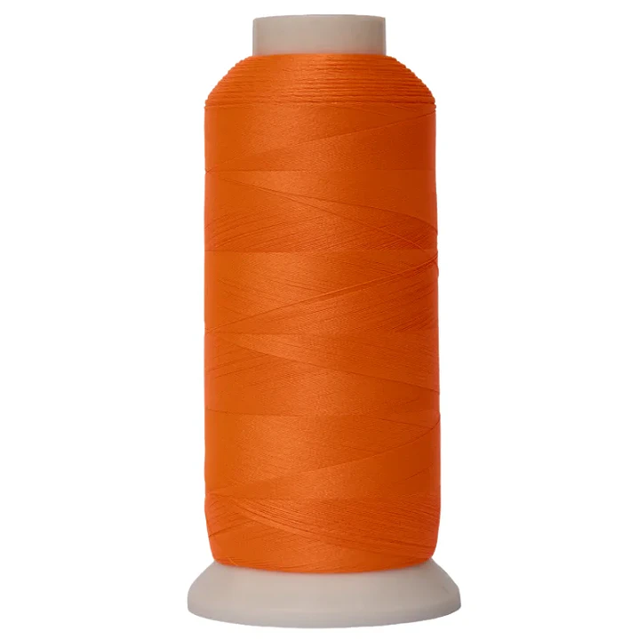 1316 hilo bordar naranja fluor  4000 mts 1