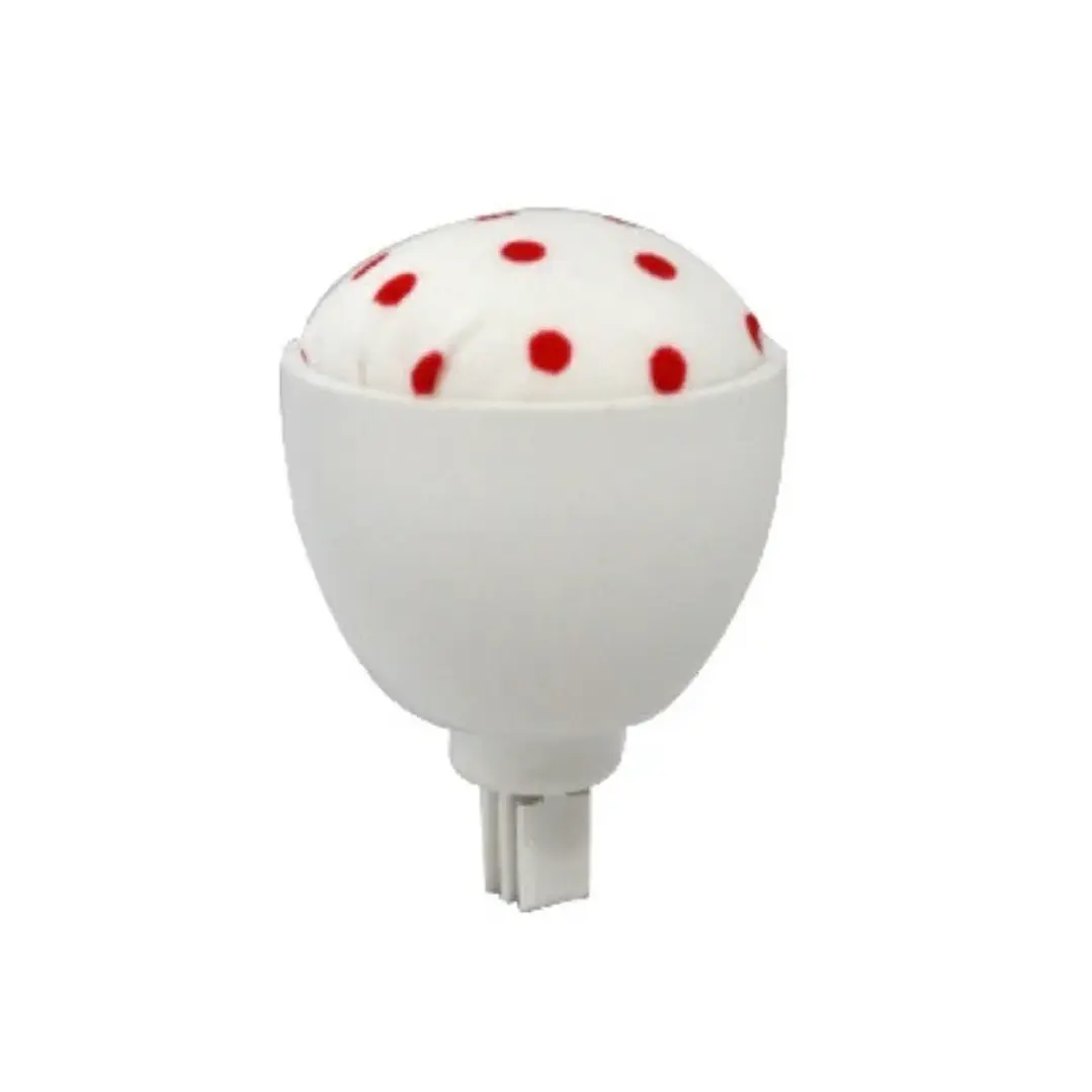 Alfiletero blanco puntos rojos computarizada 1