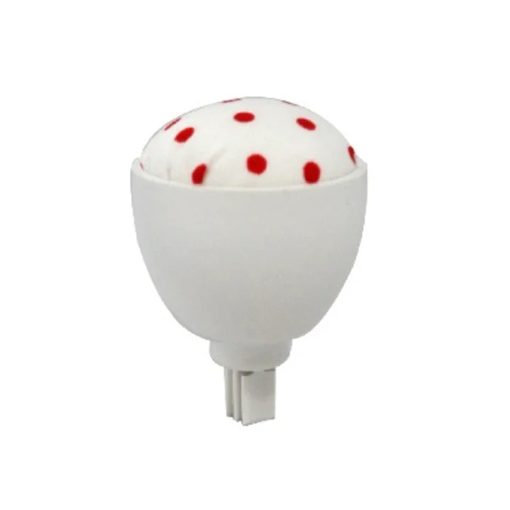 Alfiletero blanco puntos rojos computarizada 1