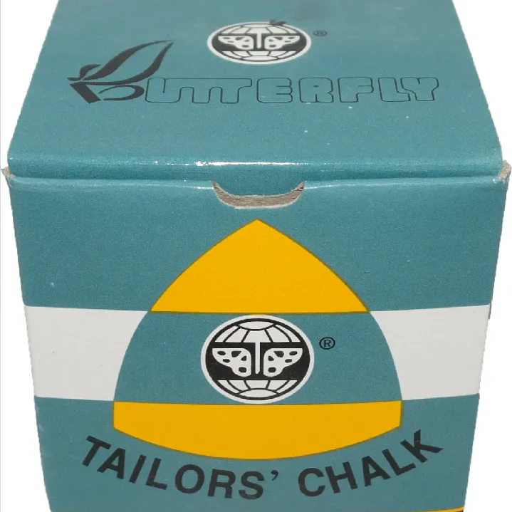 Caja 10 tizas suaves para sastre - color blanco 1