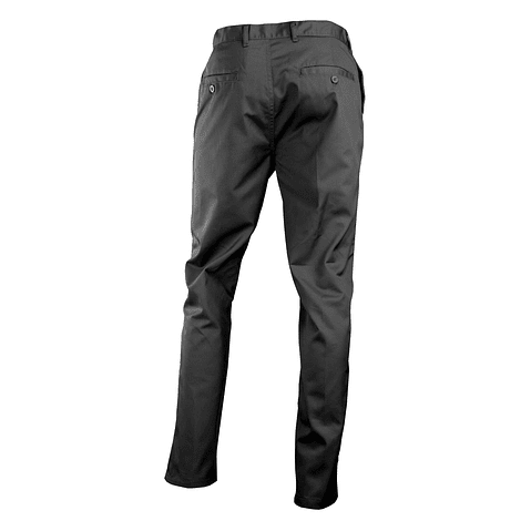 Pantalón Oficina Clásico Gabardina Sin Pinzas - Hombre 6