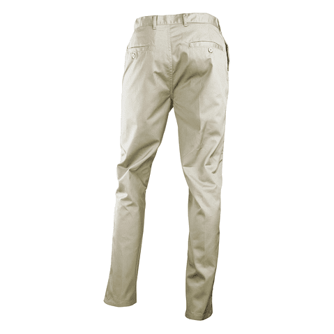 Pantalón Oficina Clásico Gabardina Sin Pinzas - Hombre 12