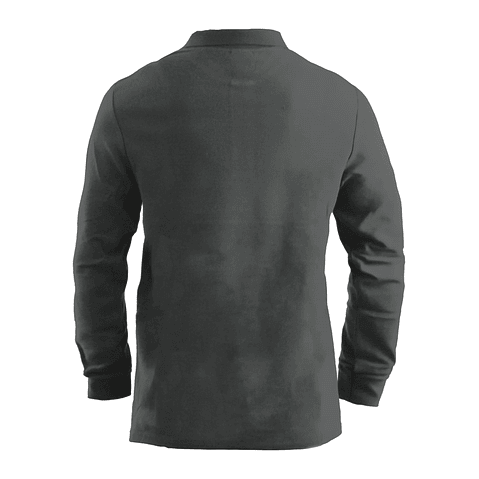 Polera Pique Manga Larga Fundamental Work - Hombre 9