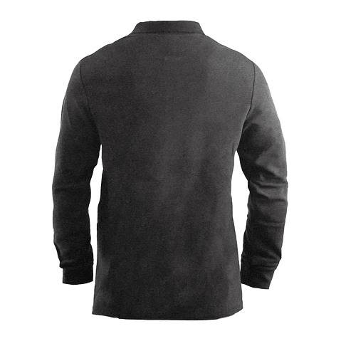 Polera Pique Manga Larga Fundamental Work - Hombre 3
