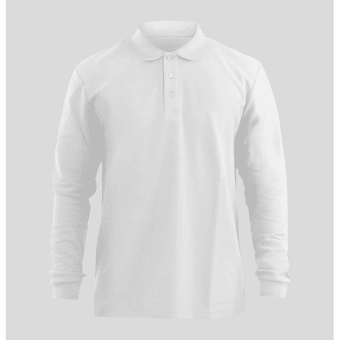 Polera Pique Manga Larga Fundamental Work - Hombre 22