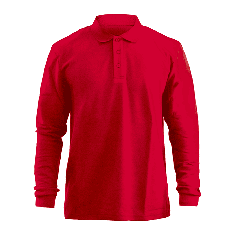 Polera Pique Manga Larga Fundamental Work - Hombre 25