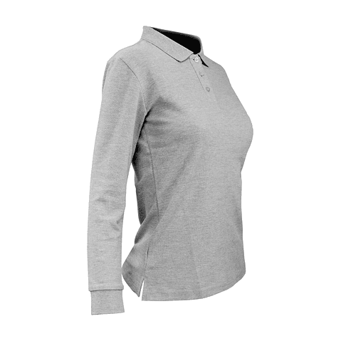 Polera Pique Manga Larga Fundamental Work - Dama 14