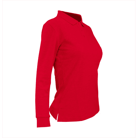 Polera Pique Manga Larga Fundamental Work - Dama 2