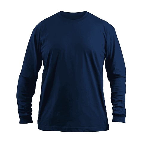 Polera Cuello Redondo Manga Larga - Premium Work T-170 28