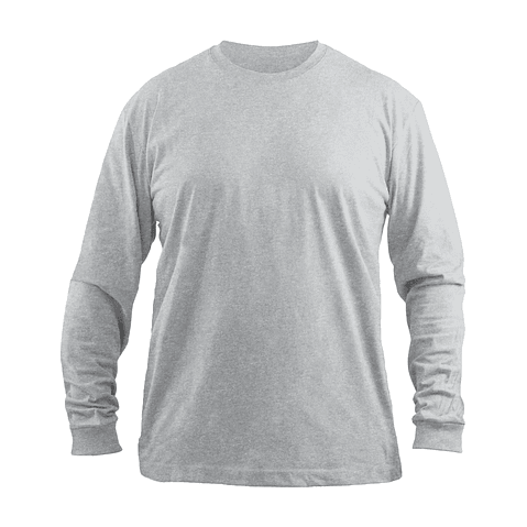 Polera Cuello Redondo Manga Larga - Premium Work T-170 25