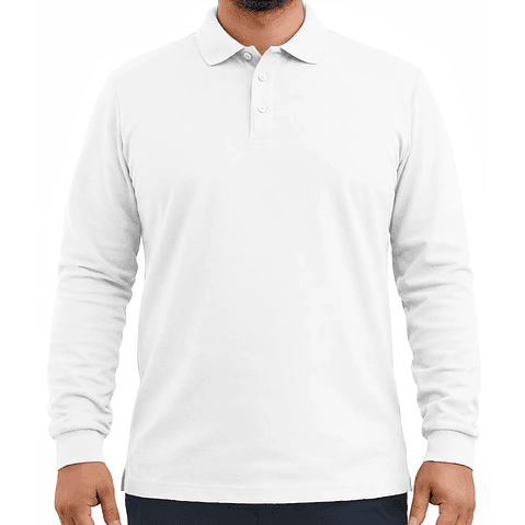Polera Pique Manga Larga / Fundamental Work 230 - Hombre 7