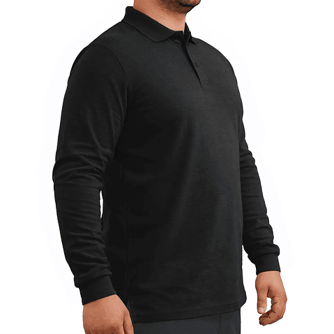 Polera Pique Manga Larga / Fundamental Work 230 - Hombre 17