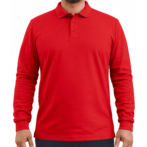 Polera Pique Manga Larga / Fundamental Work 230 - Hombre 19